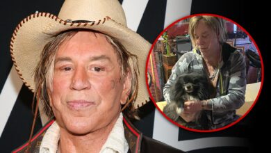 Mickey Rourke's dog needs heart surgery that the actor can't afford