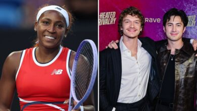 Tennis champion Coco Gauff invites Connor Storrie and Hudson Williams to a match