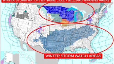 These U.S. States Are Currently Under Winter Storm Watch