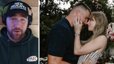 Travis Kelce Says 'Taylor Swift's Gonna Kill Me' Over 'Wood' Lyrics
