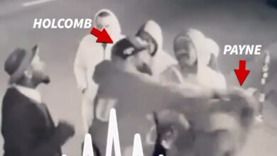Video shows comedian Corey Holcomb punching a female cartoon character in the face