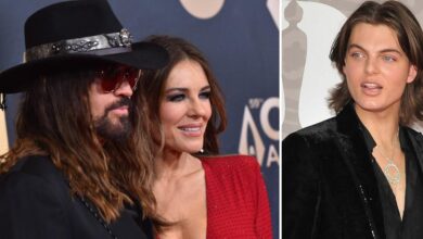 Why Liz Hurley's romance with Billy Ray Cyrus is putting a strain on her bond with son
