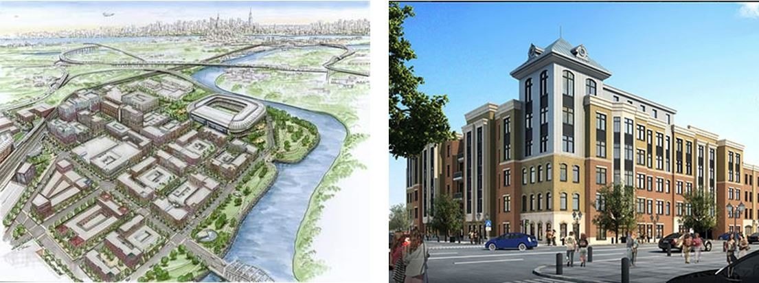 This is a representation of what developers wanted to build in what has become known as the Riverbend District.