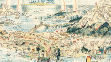 Bernard Sleigh's *Anciente Mappe of Fairyland* (edition c. 1920) — The Public Domain Review