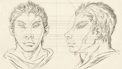 Illustration of a man-boar hybrid