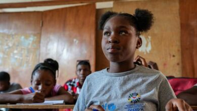 'Don't give up on children': A Haitian girl displaced by violence finds hope in school