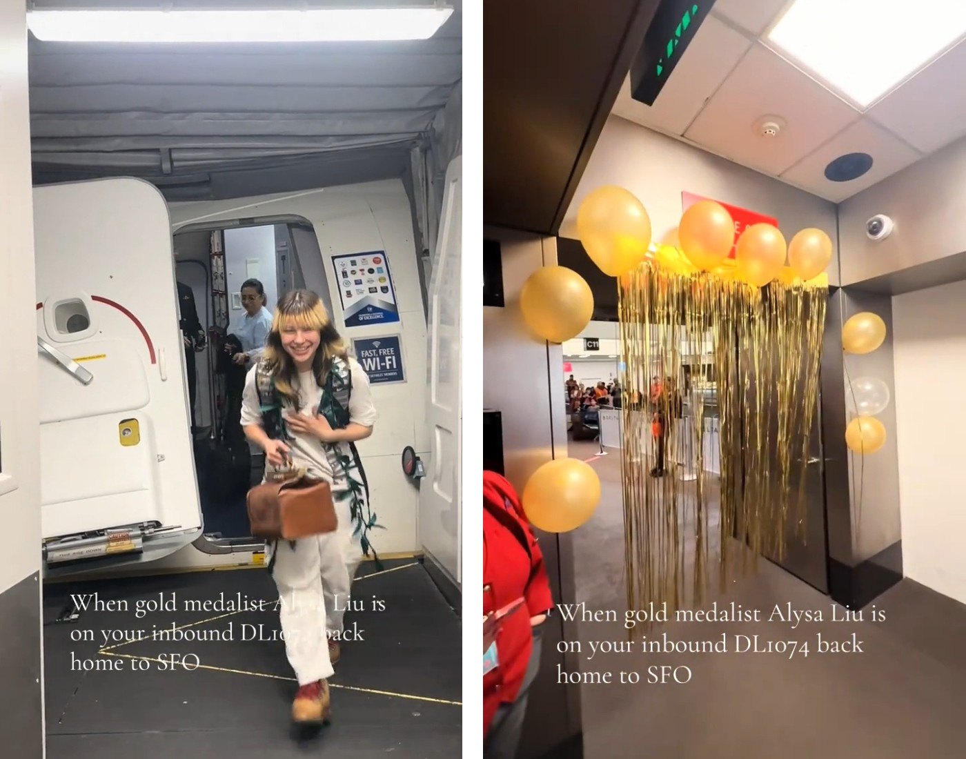 Alysa Liu receives a warm welcome home