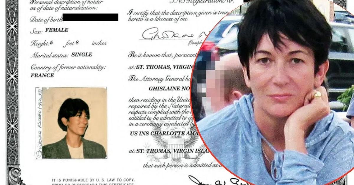 Ghislaine Maxwell 'lied' on US citizenship form - faces charges