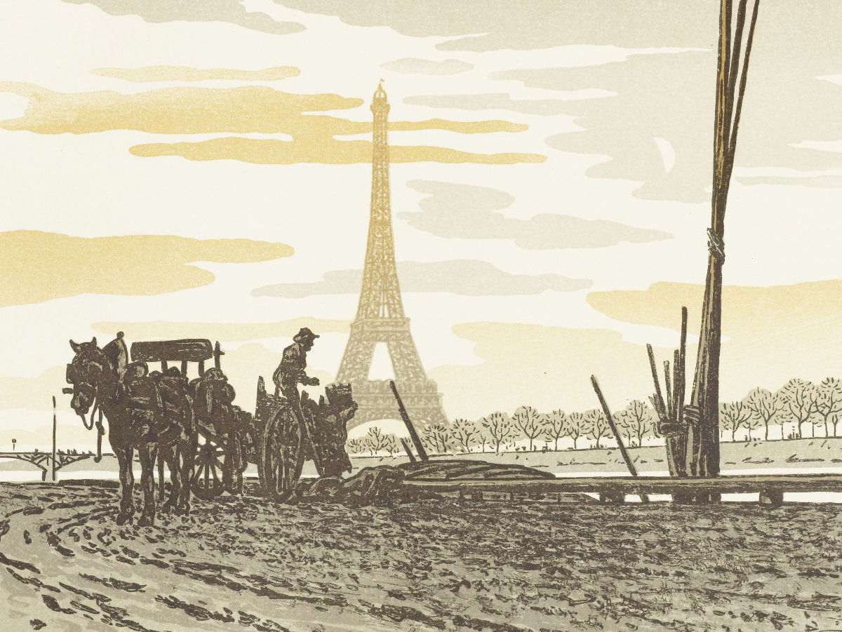 Henri Rivière's *Thirty-six Views of the Eiffel Tower* (1888–1902) — The Public Domain Review