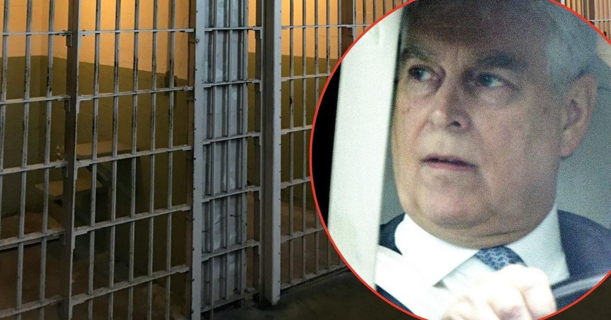 In Andrew Windsor's bare prison cell after he was arrested