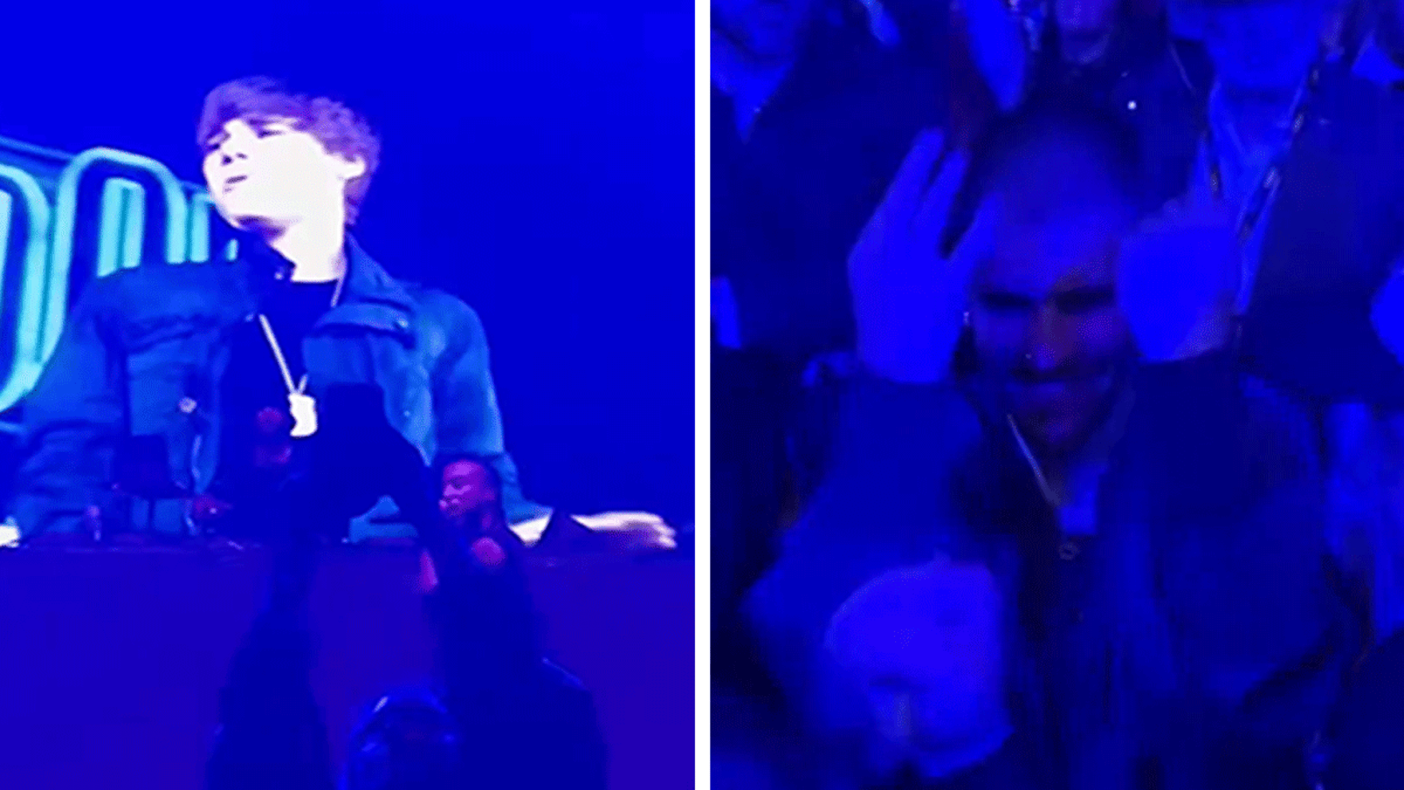 Justin Bieber jams to Ludacris' 'Baby' performance at Sports Illustrated Party