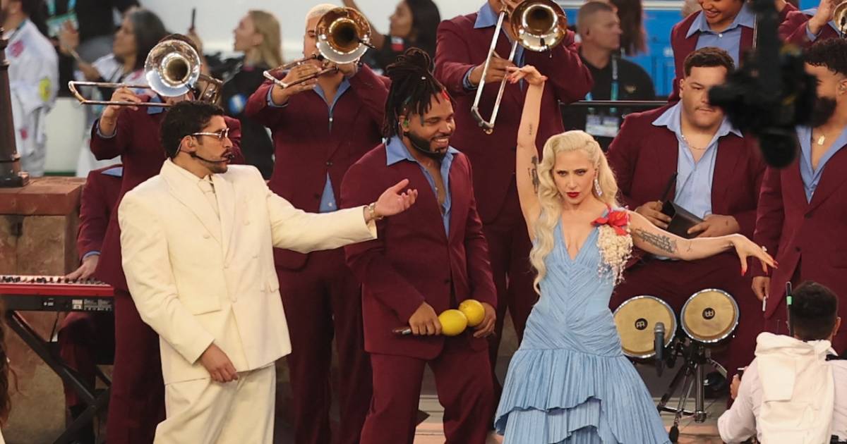 Lady Gaga thanks Bad Bunny for guest spot during Super Bowl 2026 Halftime Show