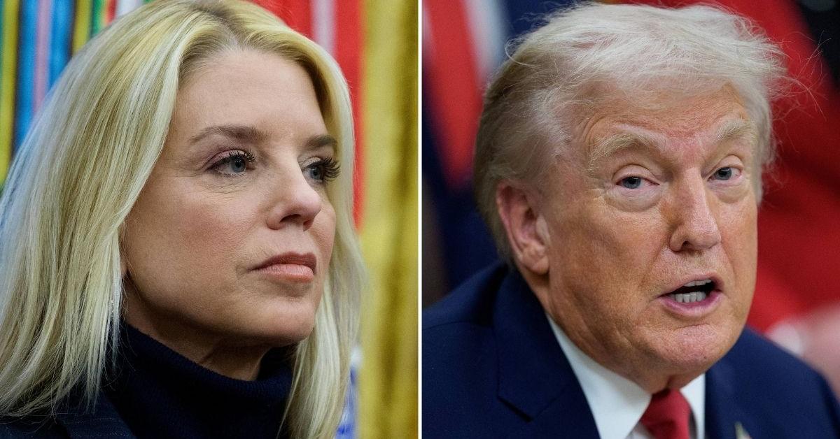 Pam Bondi rages over questions about redaction of Trump's name in Epstein files