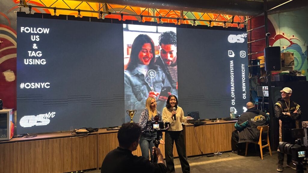 Elizabeth Koneru and her daughter Isabella at pitch battle