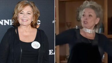Roseanne Barr looks almost unrecognizable in wild table dancing video