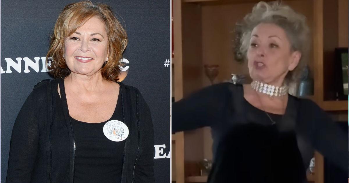 Roseanne Barr looks almost unrecognizable in wild table dancing video