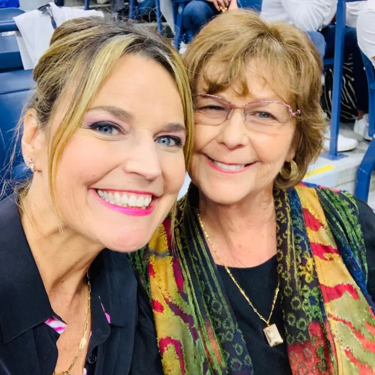 Savannah Guthrie with her mother, Nancy