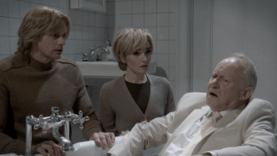 Stellan Skarsgård crashes 'SNL' while son Alexander Skarsgård hosts