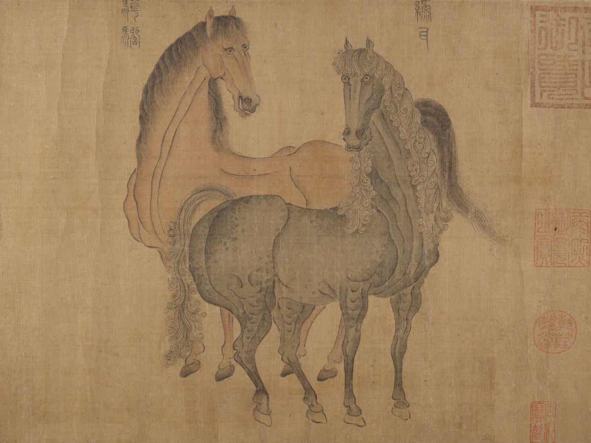 The Eight Horses of King Mu, Son of Heaven (ca. 1300) - The Public Domain Review