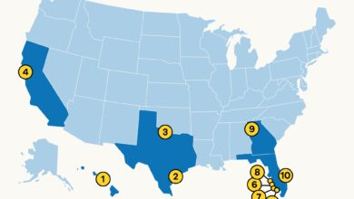 The housing markets are seeing the sharpest house price declines