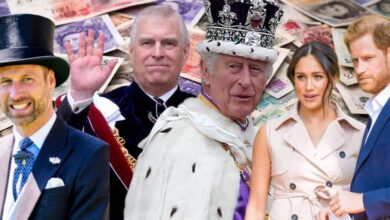 The 'poorest' and richest members of The Firm revealed