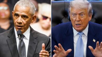 Barack Obama shadows Trump in scathing speech at Jesse Jackson's funeral