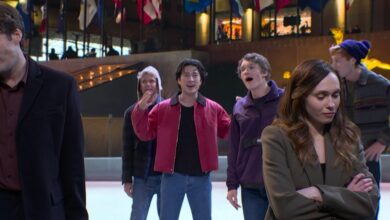 Connor Storrie of the heated rivalry and Hudson Williams reunite