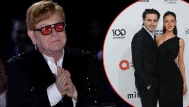 Elton John 'urged godson Brooklyn Beckham to make peace with his parents'