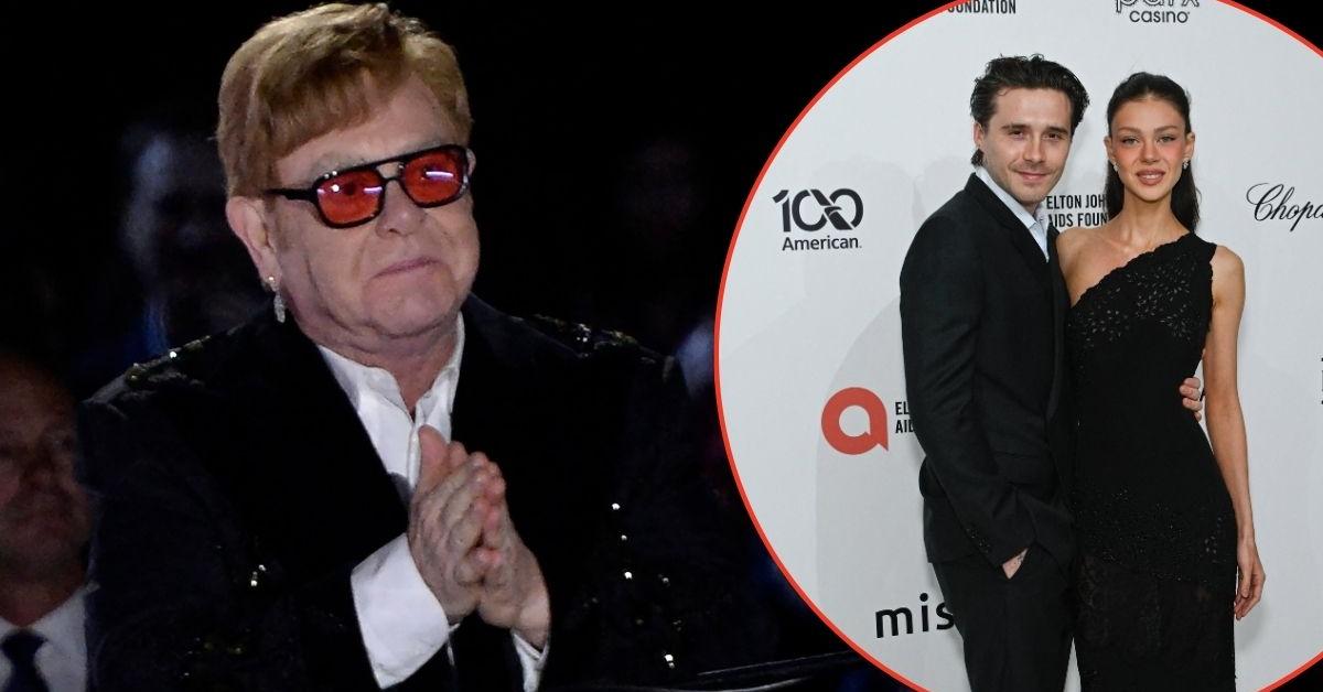 Elton John 'urged godson Brooklyn Beckham to make peace with his parents'