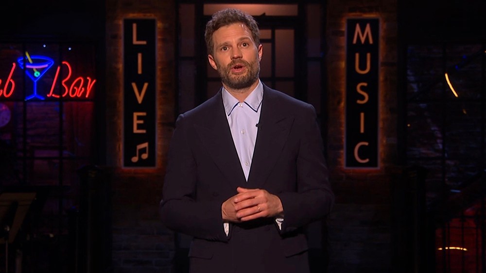 Jamie Dornan says he collects rocks that look like potatoes on SNL UK
