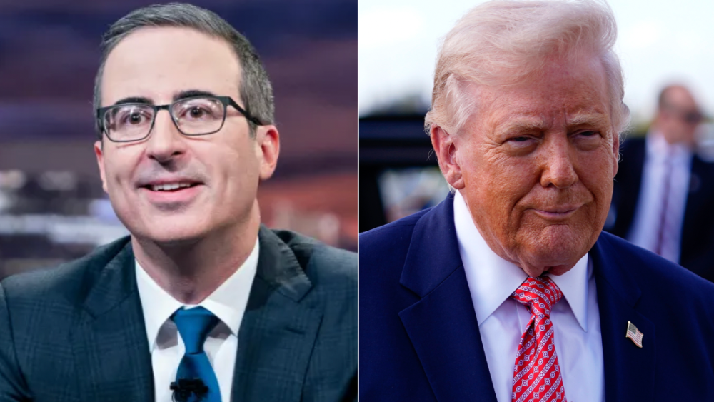 John Oliver is selling stickers to block Trump's face on national park passes