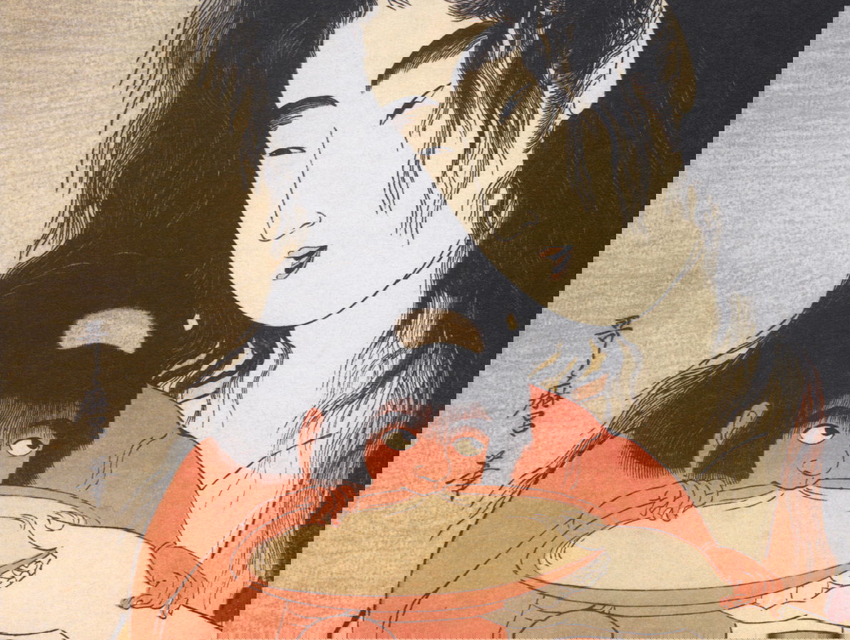 Kitagawa Utamaro's prints of Yamauba and Kintarō (c. 1800) - The Public Domain Review