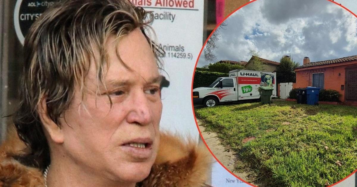 Mickey Rourke reveals the reason he stopped paying rent on LA House