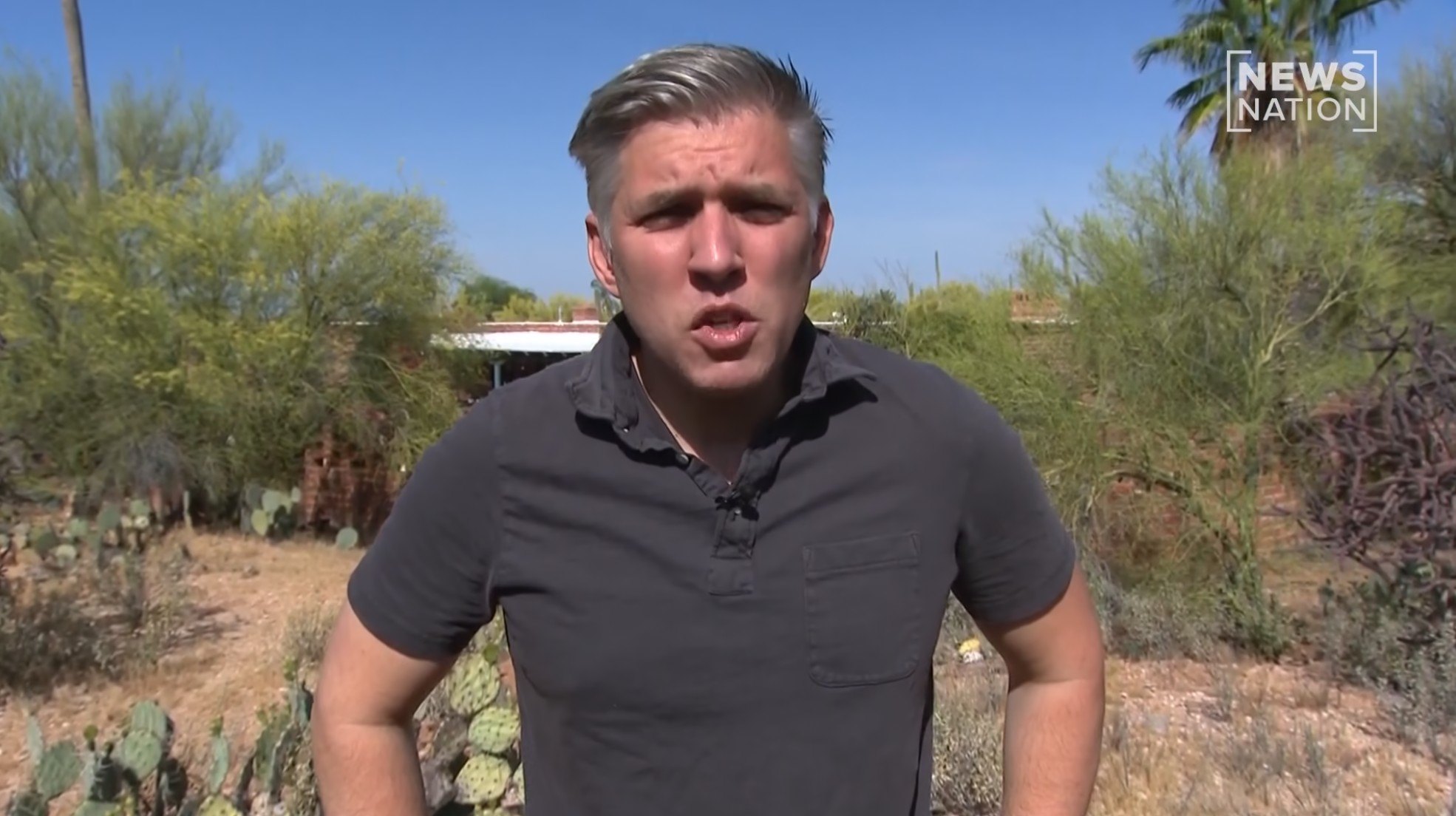 NewsNation correspondent Brian Entin reports from outside Nancy Guthrie's home in Arizona