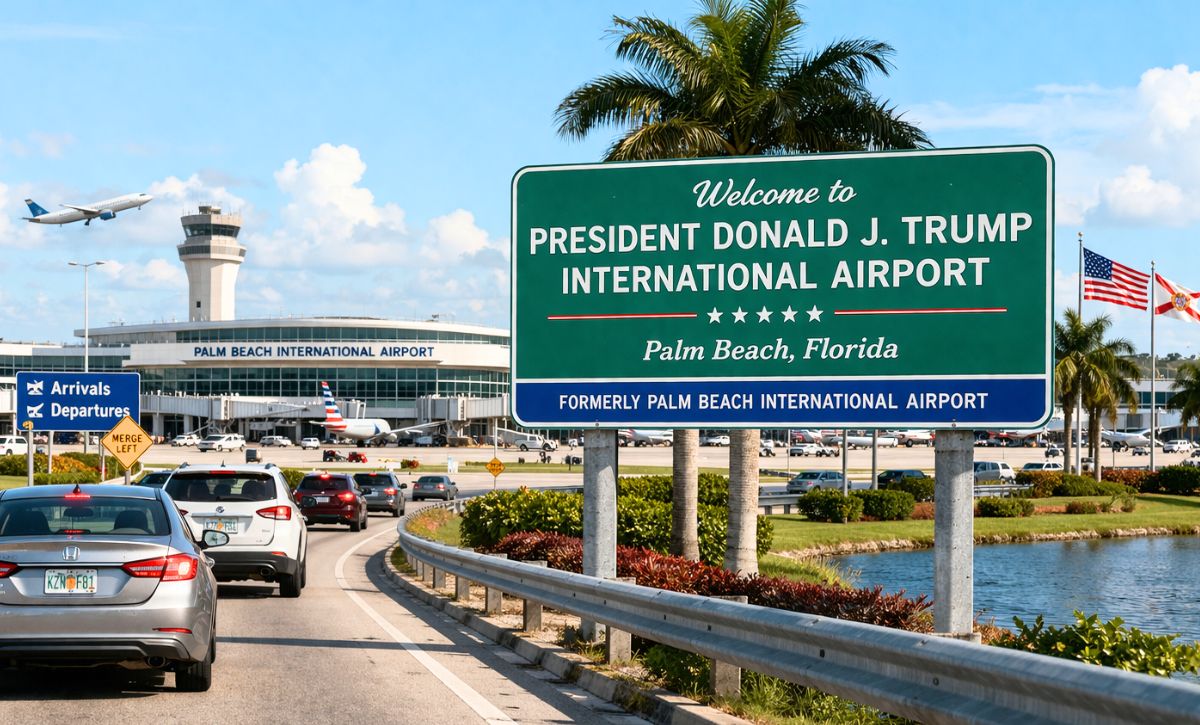 Palm Beach Airport Renamed After President Donald Trump