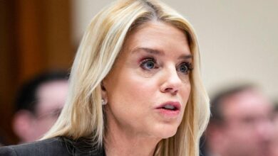 Pam Bondi moves to military base after increasing threats