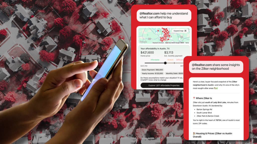 Realtor.com meets 'homebuyers wherever they are' with ChatGPT integration