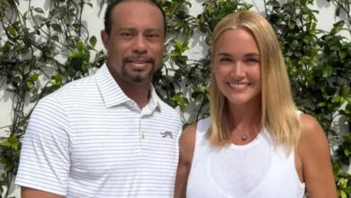 Tiger Woods is confronted by furious girlfriend Vanessa Trump after a DUI crash
