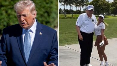 'Creepy' Trump set on fire after complimenting a woman