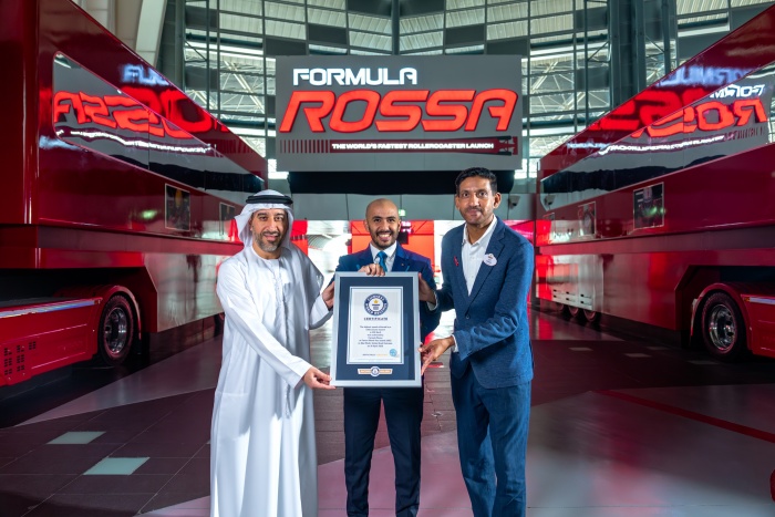 Ferrari World Yas Island, Abu Dhabi's Formula Rossa Achieves Guinness World Records™ Title | News
