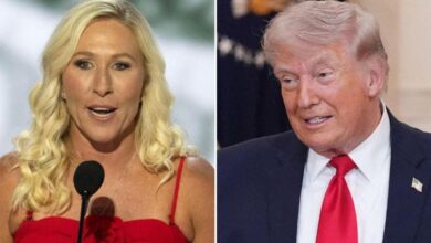 Marjorie Taylor Greene questions Donald Trump about the Butler shooting