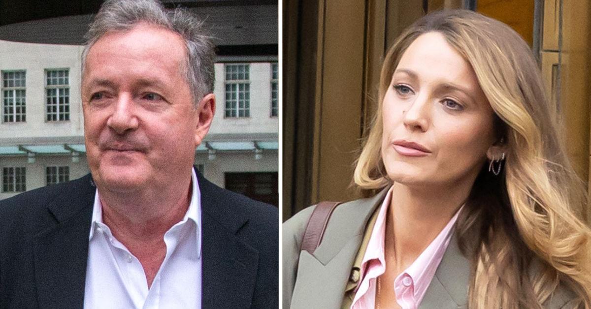 Piers Morgan rips Blake Lively's 'pathetic' statement about the lawsuit