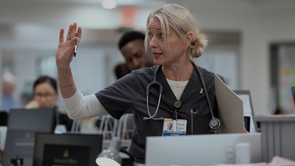 'The Pitt' star Katherine LaNasa on Dana and Robby's fight, his sabbatical