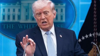 Trump calls female reporter 'such a disgrace' in heated discussions