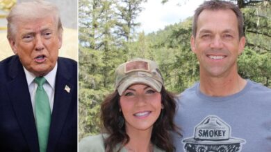 Trump shocked after Kristi Noem's husband's 'Busty Bimbo' photos leaked