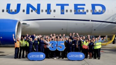 United Airlines celebrates 35 years of flying from Heathrow | News