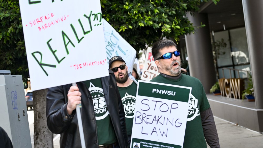 WGA West is being urged by state senators to reach a deal with striking staffers