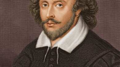 Circa 1600, English playwright and poet William Shakespeare (1564-1616). (Photo by Stockmontage/Getty Images)