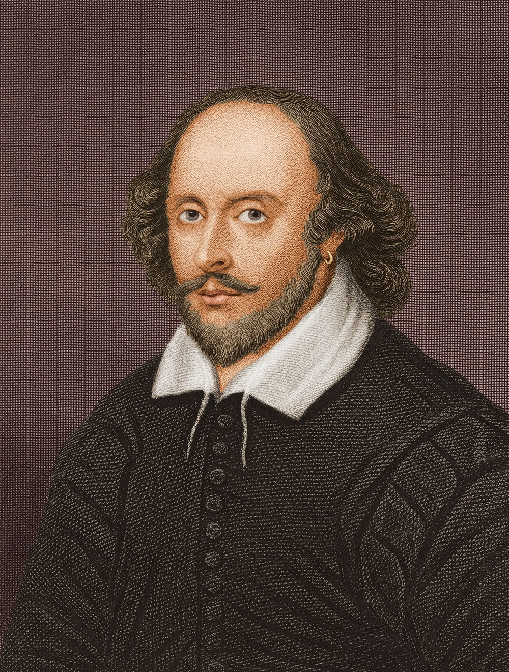 Circa 1600, English playwright and poet William Shakespeare (1564-1616). (Photo by Stockmontage/Getty Images)