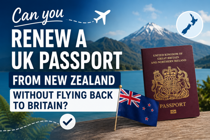 Can you renew a British passport from New Zealand without flying back to Britain? | News